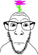 bald coneflower flower glasses object_on_head plant purple_coneflower series:gardenjak stubble variant:dylanjak white_background // 552x794 // 9.0KB