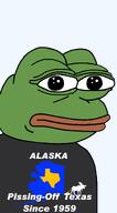 alaska amphibian animal bald blue_background closed_mouth clothes frog green_skin lips looking_at_you moose nas nas:pepe pepe_the_frog piss state texas tshirt united_states // 1211x2189 // 189.0KB alaska amphibian animal bald blue_background closed_mouth clothes frog green_skin lips looking_at_you moose nas nas:pepe pepe_the_frog piss state texas tshirt united_states // 1211x2189 // 189.0KB