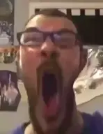 beard big_mouth extended_mouth glasses irl irl_background irl_photo irl_soy james_youniverse poster reaction realistic series:irl_soyjaks variant:james_youniverse // 324x419 // 40.6KB