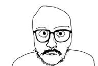 closed_mouth glasses mustache stubble teeth variant:lev_myskin // 991x671 // 43.0KB