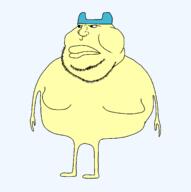 chubby fat mametchi skinny_arms tamagotchi variant:mamesone variant:meximutt // 1528x1536 // 21.4KB