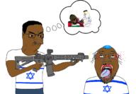 brown chainsaw gun israel jewish_nose judaism nigger nose palestine subvariant:chainsaw_bernd variant:bernd variant:chudjak // 2043x1410 // 755.8KB
