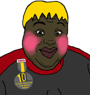 all_soyteens_look_like_this blond blush brown_skin eyelashes fat hair i_need_a_spaking medal nate nate_higger's_distant_cousin_(cape_rrackers) nusoicaca shartycuck shitskin soycuck subvariant:hunky_twink_sex_machine variant:alicia yellow_hair // 808x849 // 108.3KB