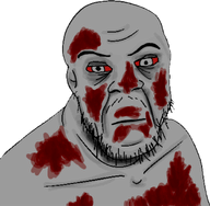 bald beard blood bloodshot_eyes closed_mouth ear meta:tagme no_glasses red_eyes stubble tired transparent_background variant:feraljak // 1080x1057 // 439.4KB