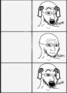 3soyjaks bald closed_mouth forehead_lines glasses great_meme_reset hand meta:template neck nose open_mouth scared soyjak stubble template text variant:soyak // 581x800 // 73.1KB