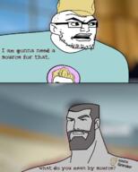 adam_ruins_everything cartoon cartoon_network closed_mouth clothes dc_comics ear gigachad glasses hair justice_league_unlimited meta:tagme open_mouth pun source? source_filmmaker soyjak stubble superman text traced valve yellow_hair // 577x719 // 210.6KB