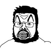 2soyjaks beard crying eating fat glasses hair soyjak variant:corejak variant:roundjak vore // 2000x2152 // 50.9KB