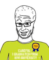 award big_brain big_forehead big_head big_lips clothes glasses grin kiwifarms looking_at_you stubble text variant:unijak // 1000x1222 // 289.7KB