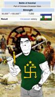 adygea blacksun brown_hair circassia circassian crimean_tatar fact flag:adygea flag:circassia green_eyes irl_background muscular_male sonnenrad sword trend:aryan unbothered variant:cobson video white_skin wikipedia // 1080x1920, 15.1s // 6.4MB