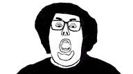 angry black_shirt eyebrows glasses goatee hair long_hair nose nuvariant open_mouth variant:unknown white_background // 1280x720 // 57.2KB