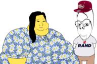 acne asian baseball_cap bbw brainful breasts closed_mouth clothes distorted dr_pepper dress eyelashes fat female glasses hair hat libertarian lipstick long_hair makeup new_balance obese rand_paul small_eyes smile soyjak stubble subvariant:rand subvariant:trad_wife subvariant:wholesome_soyjak tshirt variant:gapejak wojak yellow_skin // 1820x1210 // 1.7MB