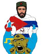 CrimeanChud_(namefag) FerdinandDist(namefag) brown_skin bug communism crimea crimean_tatar cuba fidel_castro meta:pornographic_content rape roach subvariant:spadeson variant:cobson // 788x1000 // 213.8KB