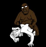 'apeson anal anal_sex bbc black_skin blacked brown_skin edit gay gay_sex interracial meta:pornographic_content nigger rape subvariant:hornyson variant:chudjak variant:cobson // 666x680 // 103.1KB