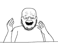 beard glasses hand hands_up meta:tagme open_mouth surprised variant:peakjak variant:unknown // 509x430 // 17.3KB