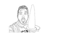 arm clothes disney ear food hair hand holding_object holding_plate open_mouth plate soyjak stubble variant:platejak // 2384x1684 // 207.8KB