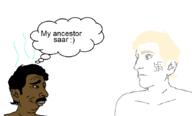 a10_eyes armenigger aryan blue_eyes brown_eyes brown_skin fume no_chin pajeet shitskin speech_bubble stink_lines stinky subvariant:pajeetaryan swastika t50_eyes text tvrkaryan variant:pajeetjak whiteskin yellow_hair // 876x528 // 37.1KB