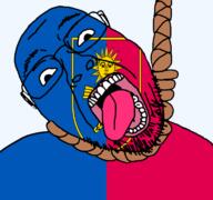 country flag flag:khmelnytskyi_oblast glasses hair hanging khmelnytskyi_oblast oblast open_mouth rope soyjak stubble suicide teeth tongue transparent transparent_background ukraine variant:bernd yellow_teeth // 768x719 // 70.0KB