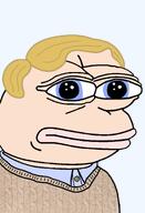 amphibian bald closed_mouth clothes collared_shirt frog green_skin lips looking_at_you nas nas:pepe pepe_the_frog sweater transparent_background // 1344x1973 // 586.9KB