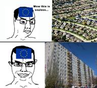 angry chud commieblock ear flag glasses irl_background meme soyjak soyjak_comic stubble subvariant:chudjak_front text variant:chudjak // 750x678 // 592.9KB