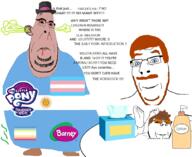 angry argentina barney barneyfag don_turtelli lee_goldson map_(pedophile) my_little_pony overwatch pedophile subvariant:nucob subvariant:wholesome_soyjak tracer tranny transgender_flag variant:cobson variant:gapejak // 1075x879 // 368.1KB