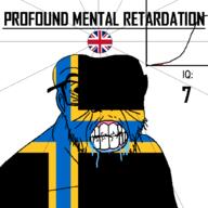 angry bald bell_curve black_eyes black_hole black_sclera british caithness clenched_teeth closed_mouth country cracked_teeth drool ear flag flag:caithness flag:united_kingdom glasses hair iq iq_bell_curve mustache nightmare_fuel no_pupils profound_mental_retardation retard scotland soyjak stubble text united_kingdom variant:feraljak wrinkles // 1024x1024 // 40.2KB