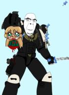 averi blood crying fox furry gore holding_head holding_object murder pins purity_seal space_marine space_marines variant:cobson warhammer // 1396x1920 // 777.1KB