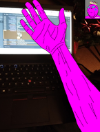 arch_linux arm bald banana_split_ice_cream glasses hand irc irl irl_background quote_(user) quote_admin soyjak stubble subvariant:wholesome_soyjak variant:gapejak // 1536x2040 // 1.5MB