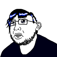 eyeshadow goth hair looking_at_you rot_(user) rot_shading rotten sad shading teeth variant:rotjak // 700x700 // 47.6KB