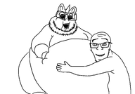 fat glasses hugging meta:template pony remastered sisa_eyes smile stubble template variant:fatpony variant:feraljak white_skin // 2117x1481 // 49.0KB