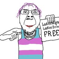glasses purple_hair sign tranny variant:bernd // 1280x1280 // 293.1KB