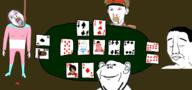 ace_of_spades angry arm black_skin blood bloodshot_eyes card cartoon clenched_teeth closed_eyes clothes club collar_tabs communism crying diamond drawn_background ear eight fat female flag four full_body gem glasses hair hammer_and_sickle hand hanging hat heart holding_object irl its_over jack kgb king kuz leg maya_(ongezellig) mustache necktie neovagina nikocado_avocado one ongezellig open_mouth orange_skin playing_cards poker purple_hair queen red_eyes rope smile smirk soyjak spade star stubble subvariant:wholesome_soyjak suicide table ten text tongue tranny tshirt two uniform variant:bernd variant:chudjak variant:cobson variant:gapejak variant:impish_soyak_ears variant:kuzjak variant:markiplier_soyjak variant:soyak white_skin yellow_teeth // 2300x1080 // 9.5MB