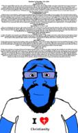 1_corinthians_(bible) 2024 Benjamin angel arm beard blue blue_skin calm cherubim christian_cross christian_identity christianity closed_mouth clothes december december_14 elijah ephraim glasses god hair heart holy_spirit human i_love jacob jesus john_the_baptist joseph luke_(bible) manasseh matthew_(bible) psalm_(bible) sirach_(bible) soyjak subvariant:science_lover text tshirt variant:markiplier_soyjak wordswordswords // 1436x2428 // 406.7KB