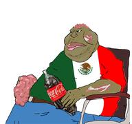 bone brain brainful brains fat gore green_skin holding_brains holding_coke holding_object looking_to_the_left mexico meximutt obeese satoko_houjou(namefag) sitting variant:meximutt zombie // 513x480 // 106.9KB
