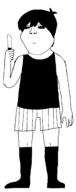 clothes full_body hair holding_knife holding_object knife omori shota soyjak subvariant:shoyta variant:gapejak // 1031x2593 // 35.5KB