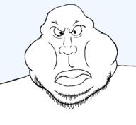 angry closed_mouth fat front_facing obese series:muttverse soyjak stubble subvariant:meximutt_front template transparent_background variant:meximutt // 918x845 // 16.3KB