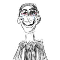 arm background bloodshot_eyes distorted glasses hair jartypedo redraw subvariant:jartycuck trend:jartycuck variant:chudjak white_background // 768x768 // 223.6KB