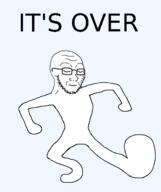 animated clean_dance closed_eyes closed_mouth dance full_body glasses its_over soyjak stubble text variant:soyak // 544x650 // 92.9KB