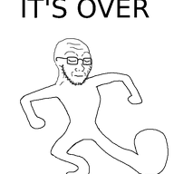 animated clean_dance closed_eyes closed_mouth dance full_body glasses its_over soyjak stubble text variant:soyak // 544x650 // 92.9KB