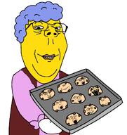 grandma mona_simpson subvariant:wholesome_soyjak the_simpsons variant:gapejak woman yellow // 1237x1315 // 121.5KB