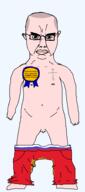 animal award balding bird christianity crescent cross crown eagle eastern_orthodox flag flag:orenburg_oblast flag:russia full_body glasses hair naked nsfw orenburg_oblast orthodox_cross penis plane russia skinhead small_penis soyjak subvariant:chudjak_front subvariant:obsessedchud text transparent transparent_background underpants valery_chkalov variant:chudjak weasel white_skin // 848x1911 // 63.5KB