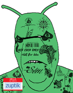 alien antenna bbc bbc_slut green_skin laughing meta:namefags one_eye queen_of_spades slut_for_bbc subvariant:hornyson tattoo tattoos variant:cobson zuptik_(namefag)