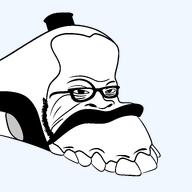 beard glasses open_mouth ronaldinho steam_engine teeth teeth_showing template traced train variant:trainjak // 2048x2048 // 196.8KB