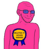 admin arm award badge closed_mouth doll doll_(user) ear glasses smile smug soyjak soyjak_party stubble variant:soyak // 600x600 // 40.6KB