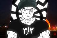 313 arab black_shirt clothes iraq iraqi islam karbala shia sonnenrad subvariant:muscular_chud turban variant:chudjak // 1620x1080, 8.9s // 9.6MB