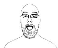 ear glasses open_mouth stubble variant:unknown // 1272x1040 // 46.6KB