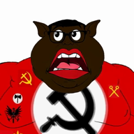 animated brown_skin christian_cross communism eagle flag:democratic_kampuchea franco_freda hammer_and_sickle juche kampuchea nazbol nazi_maoism subvariant:branigger variant:brandon // 560x560, 6s // 1.2MB