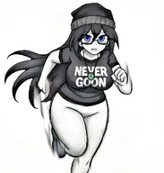 blue_eyes dark_hair leg meta:ai_generated never_goon running text variant:soytan // 992x1040 // 171.6KB