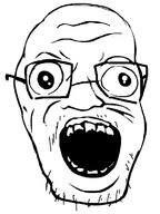 bald beard glasses happy head open_mouth smile stubble teeth variant:unknown white_skin // 878x1174 // 36.8KB