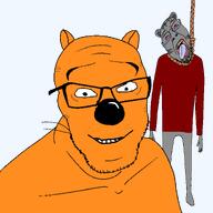 animal animal_ears cat fritz_the_cat hanging heathcliff smile variant:bernd variant:feraljak // 1500x1500 // 99.0KB