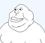 closed_mouth fat gynaecomastia obese series:muttverse smile template transparent_background variant:meximutt wholesome // 888x849 // 11.5KB